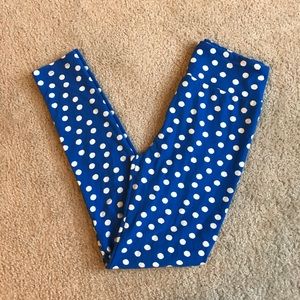 LuLaRoe polka dot leggings